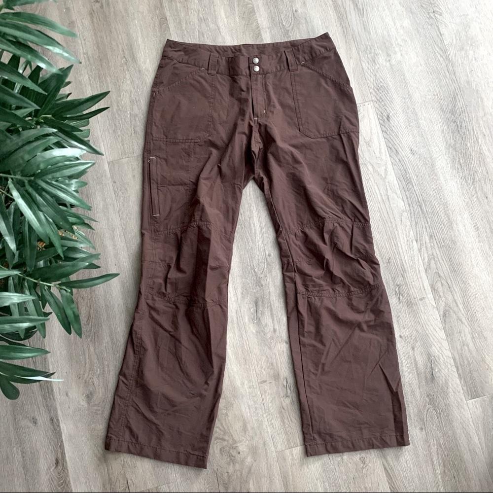 Patagonia Hiking Trails Pants Woven Size 12 in Dark Brown